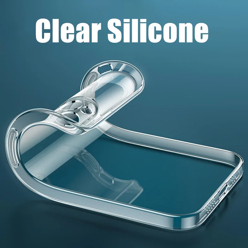 

Ultra Thin Clear TPU Case For iPhone 14 13 12 11 Pro Max Mini Xs Max X Xr IPhone 14 SE 2020 7 8 6 Plus Transparent Cover Coque