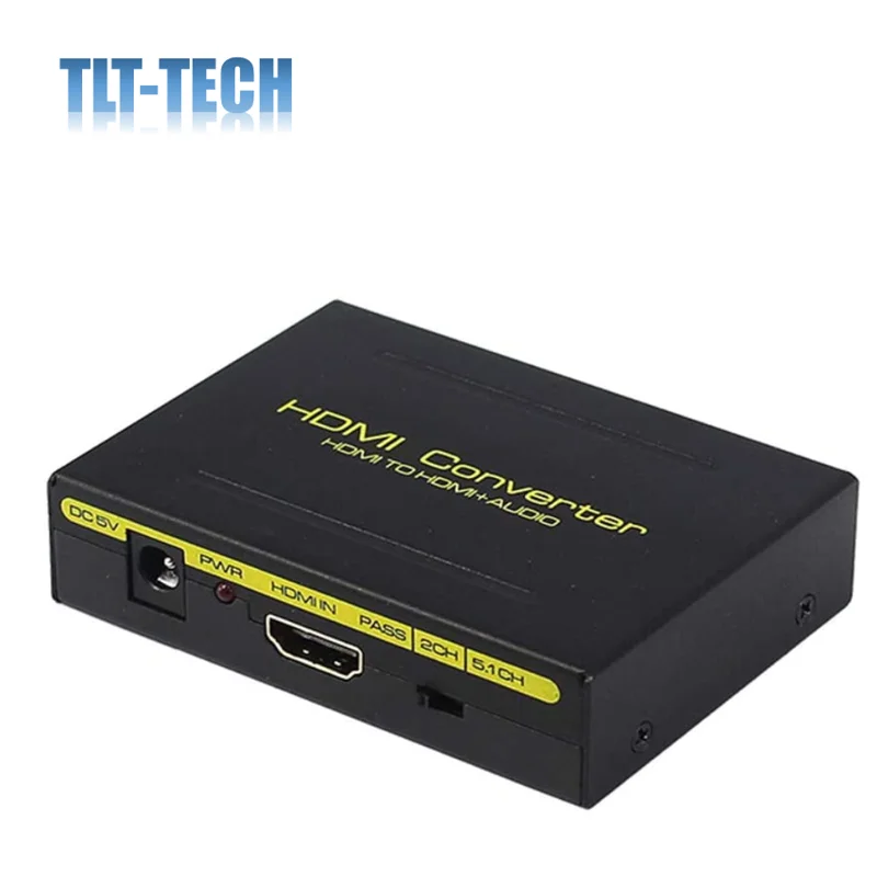 Adaptateur extracteur Audio-vidéo 1080P, HDMI vers HDMI, SPDIF optique, prise en charge de 5.1 + RCA L/R, convertisseur et séparateur