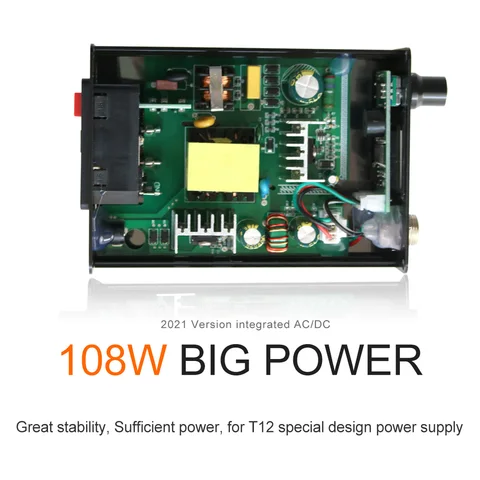 Цифровая паяльная станция QUECOO T12-956 с регулировкой температуры — фото модели
