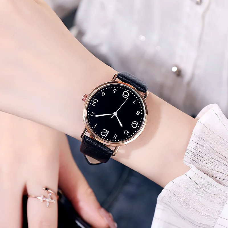 Fashion Leather Women Watch Simple Ladies Clock Quartz Wristwatch For Female Sales Gift 2021 Casual Watches relogio feminino