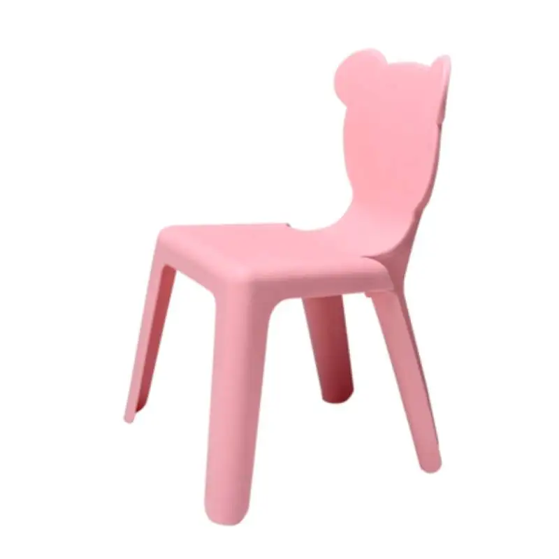 стулья для кухни Thick Bench Children Back Chair Baby Dining Seat Furniture Plastic Non-slip Small Chairs Household Stool Silla