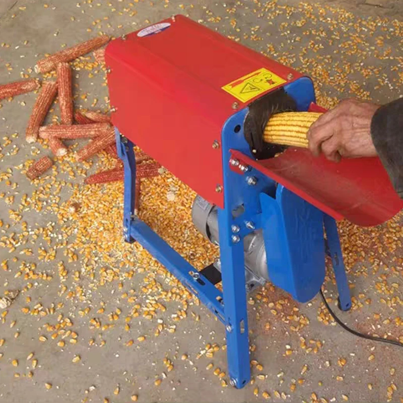 Małe gospodarstwa domowego elektryczna łuszczarka do kukurydzy Farm Corn Thresher Sheller maszyna obieracz do kukurydzy maszyna 220V 1PC