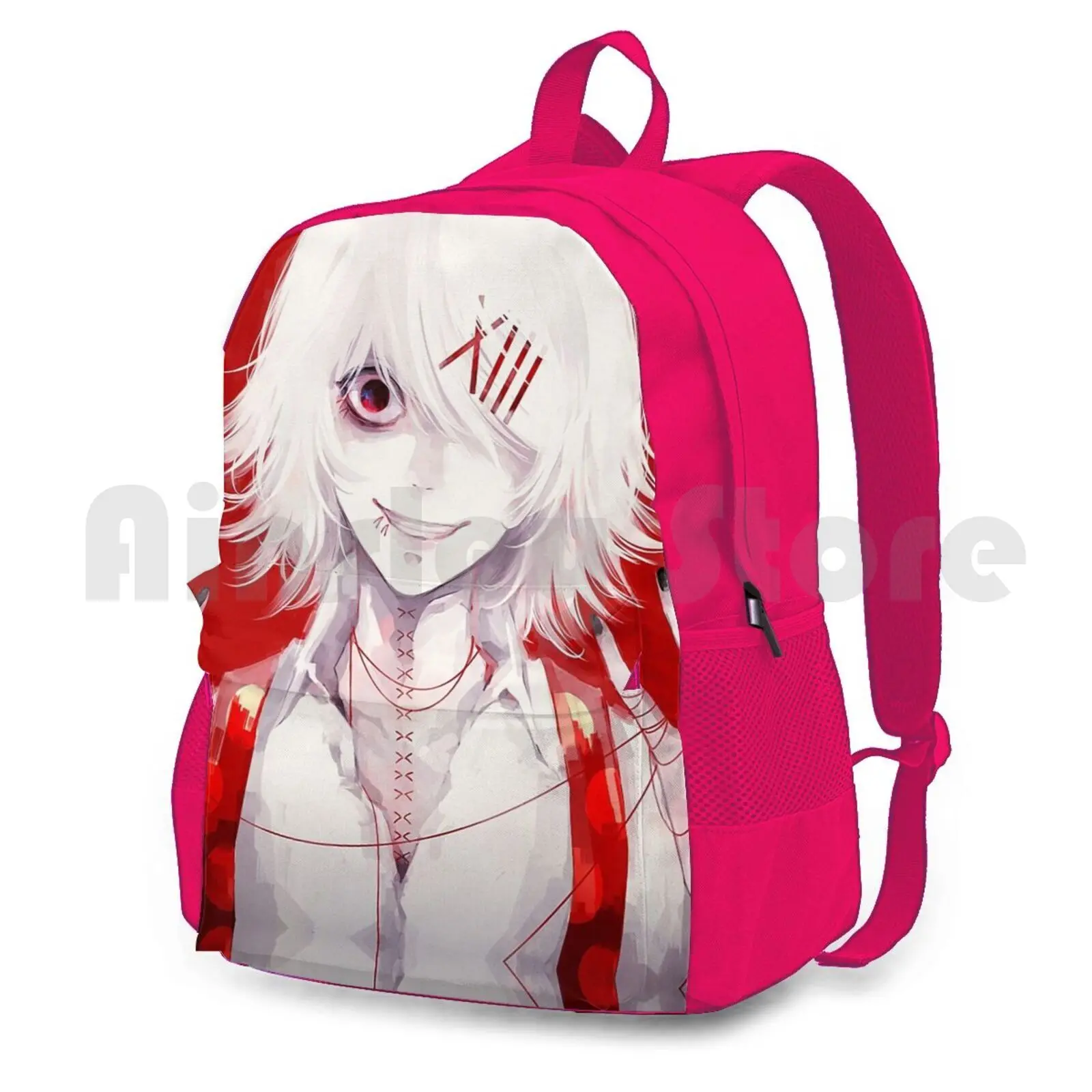 Suzuya Outdoor Hiking Backpack Waterproof Camping Travel Suzuya Tokyo Ghoul Sleeve Anime