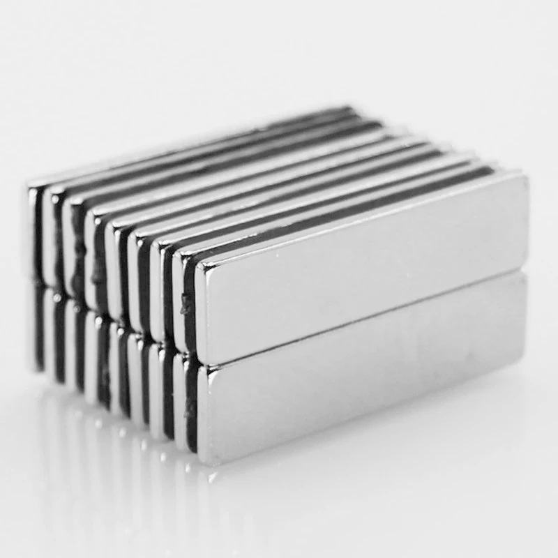 2/5/10PCS 40x10x5 Strong Sheet Rare Earth Magnet 40mmx10mm Big Rectangular Neodymium Magnets 40x10x5mm N35 Magnetic 40*10*5 mm