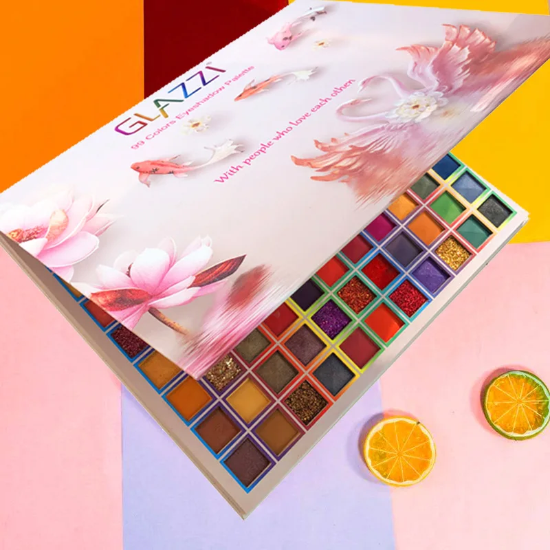 99 Colors Eyeshadow Palette Glitter Shimmer Eye Shadow Powder Matte Glitter Eyeshadow Palette Cosmetic Makeup Kit beauty