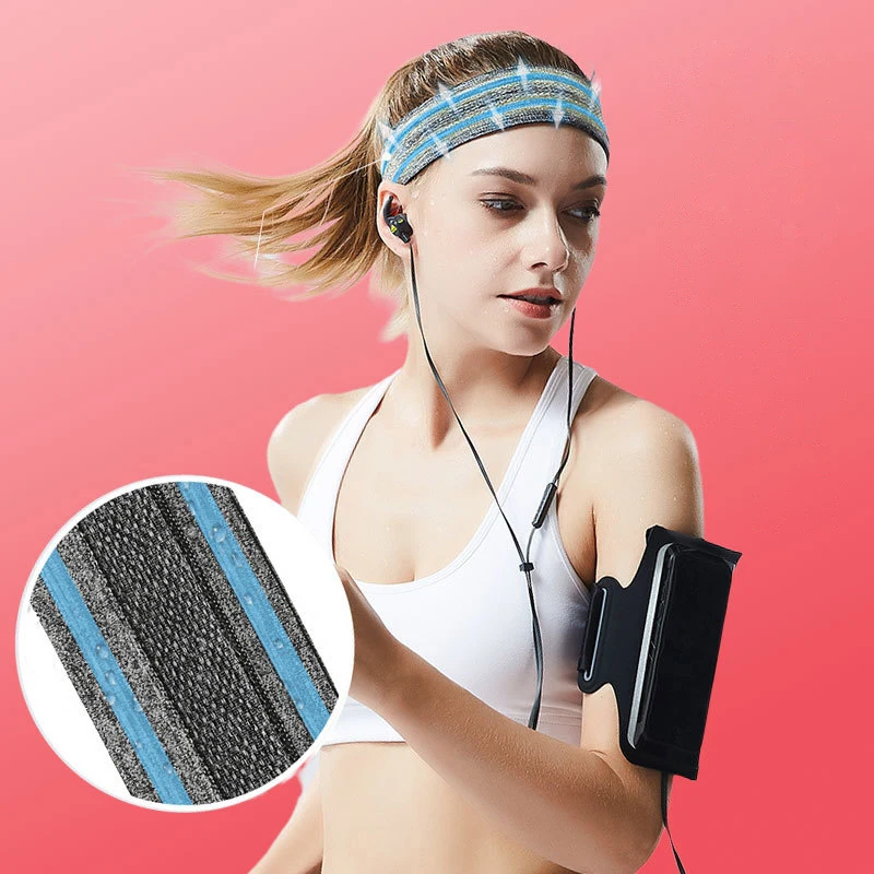 Sports Polyester Stretch Headband Sweat-Absorbent Belt Women And Men Basketball Sports Gym Volleyball Sneakers Fitness Equipment