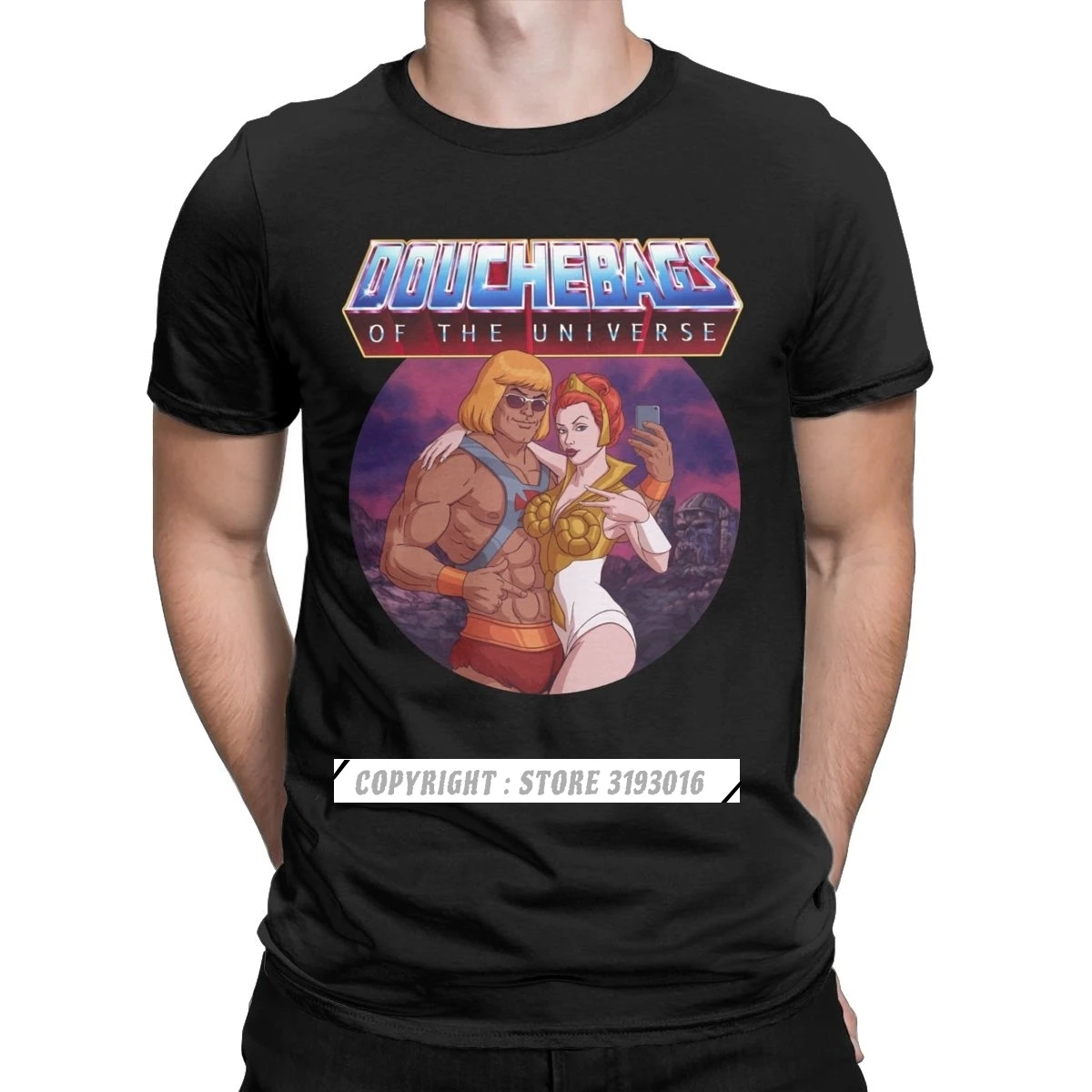 Men Douchebags Of The Universe He-Man  Of The Universe Tee Shirt Skeletor 80s Cotton Tee T-Shirts