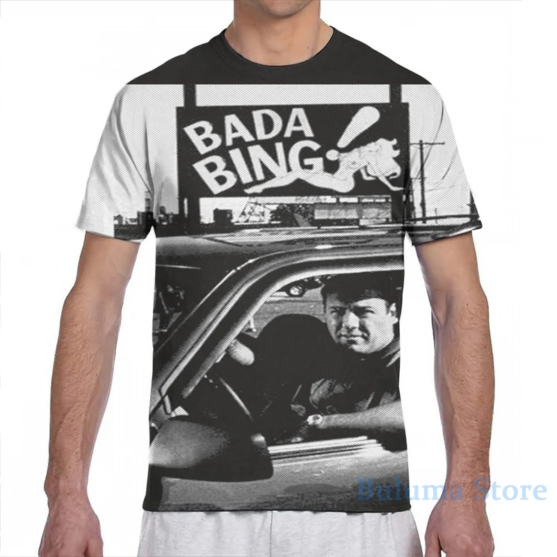 Bada Bing Tony Soprano men T-Shirt women all over print fashion girl t shirt boy tops tees Short Sleeve tshirts