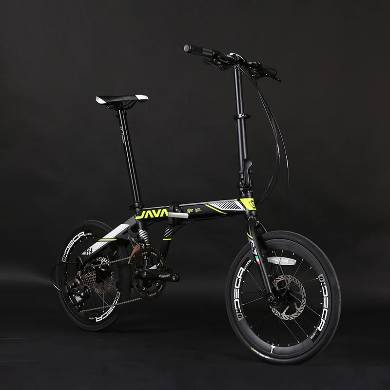 アルミニウム合金折りたたみ自転車,20インチ,406,18スピード,ディスク