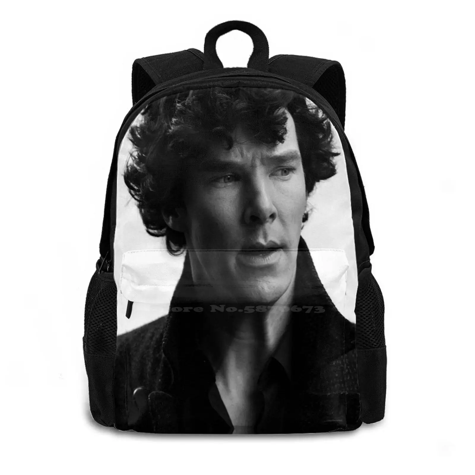 Sherlock 1 Large Capacity School Backpack Laptop Travel Bags Moriarty Benedict Drama Irene Laura Pulvar