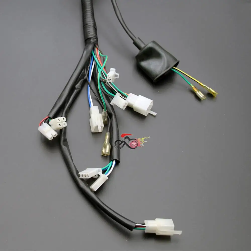 Engine Wiring Harness Loom For Scooter GY6 125cc 150cc 200cc ATV QUAD BIKE ATOMIK Moped Buggy