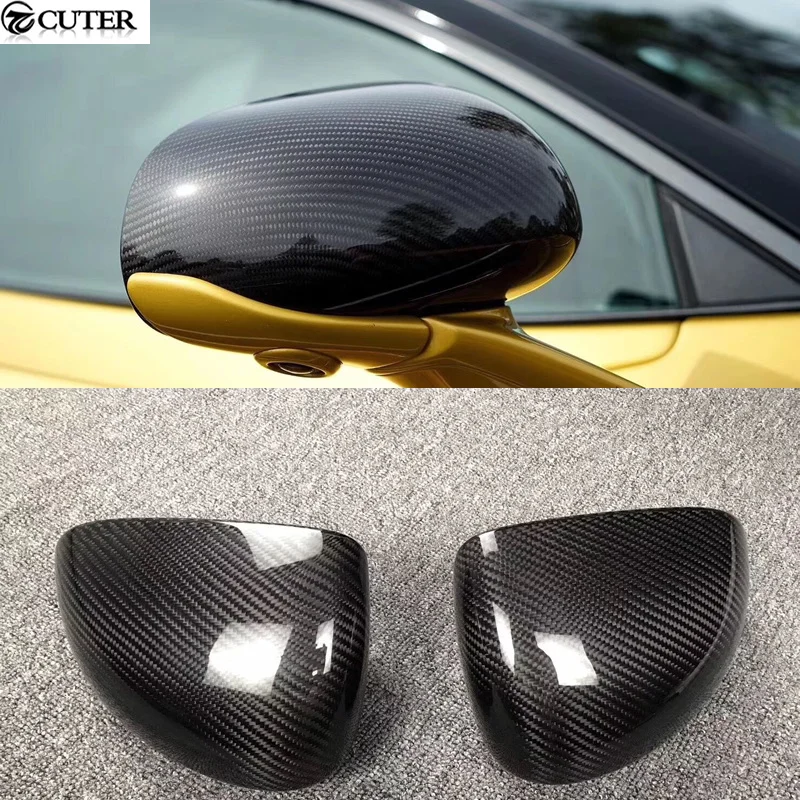 

540c 570s 570gt 600lt 720s Carbon Fiber Rear Mirror Covers Car Side Mirror Caps for Mclaren 540c 570s 570gt 600lt 720s Replace