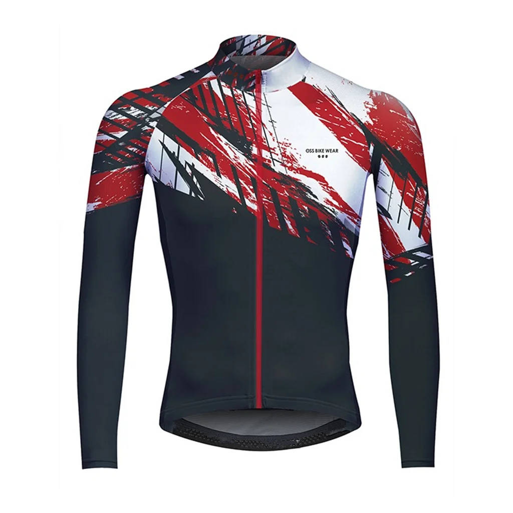 OSS-Veste de Cyclisme Thermique à Manches sulfpour Homme, Maillot Chaud, Coupe-Vent d'Équipe Professionnelle, Vêtement de Vélo, Hiver