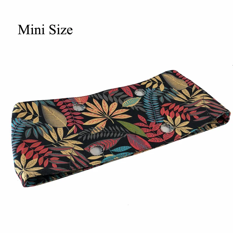 Floral Fabric Trim cotton fabric Thermal Plush  Fit for  Classic Mini  O bag Obag handbags EVA Women handbag Accessories