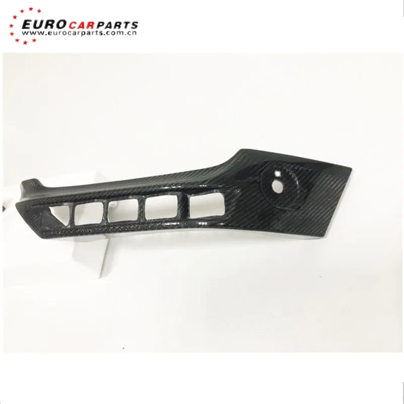 G63 carbon fiber front corner lip fit for G class w463 G63 G65 G500 carbon front skirt with 10 leds and B logo