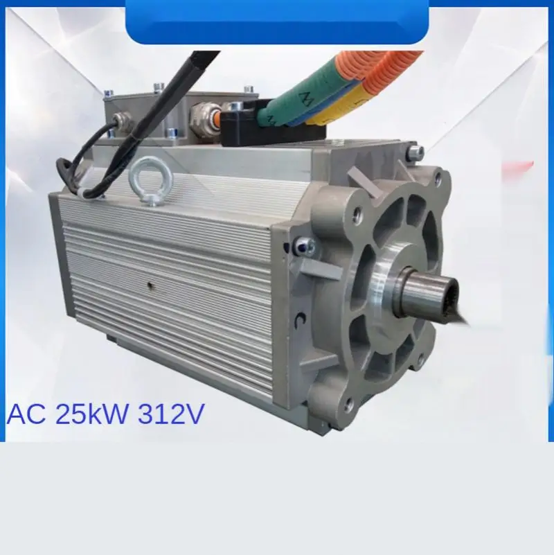 High-power 25KW AC motor, battery car, electric car parts, central motor modification kit