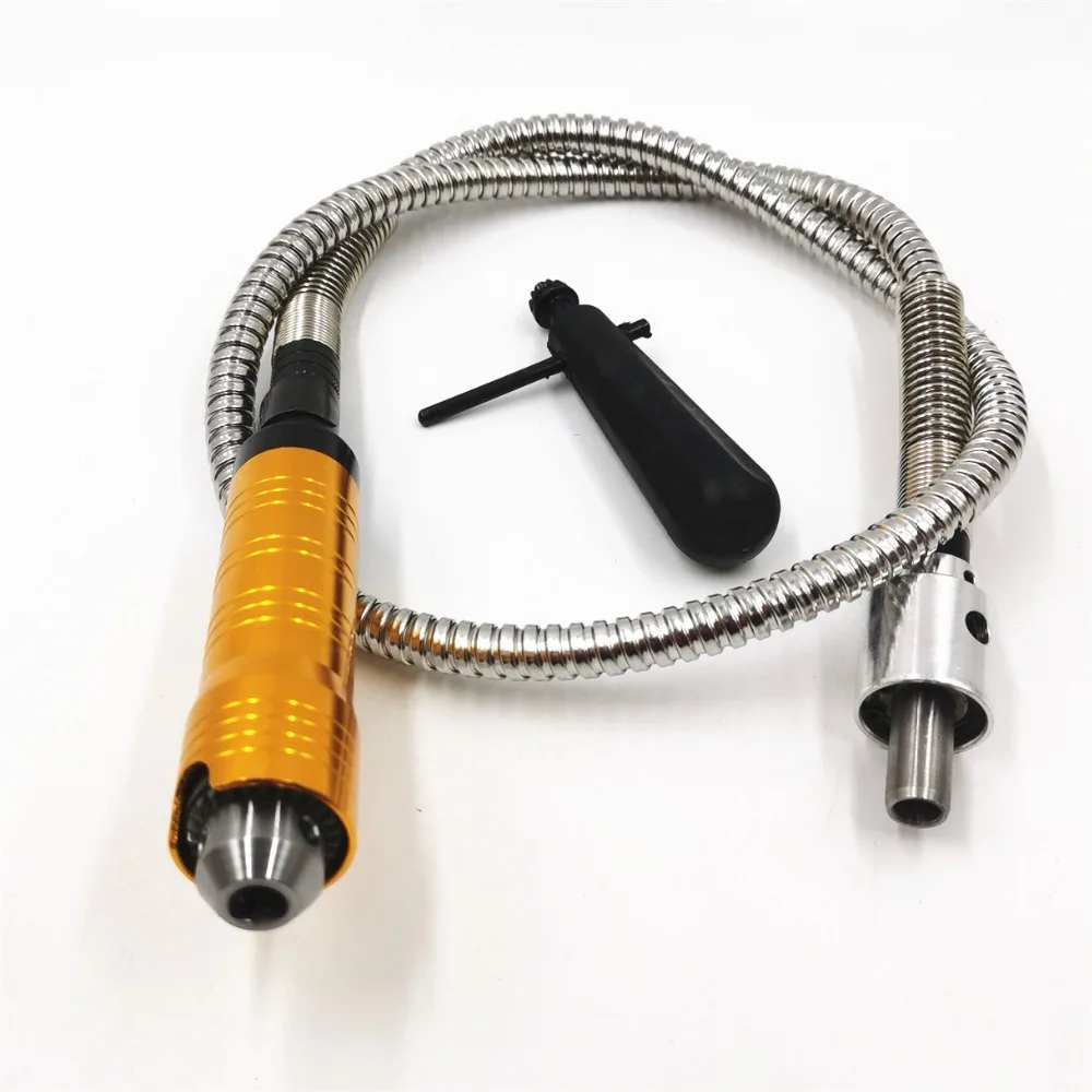 Tischpoliermaschine, Metall, flexibler Schaft, Rohrklemmgröße 0,4–6,5 mm, für elektrische Schleifmaschine, Schaftrohr, Stabschleifer – Detail 1