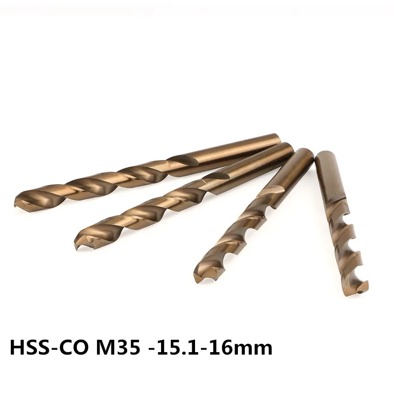 16.1, 16.2, 16.3, 16.4, 16.5, 16.6, 16.7, 16.8, 16.9 17 Mm HSS-CO M35 Goede Kwaliteit, Hoge Kosten Van Twist Boren Voor Cnc Draaibank Tool