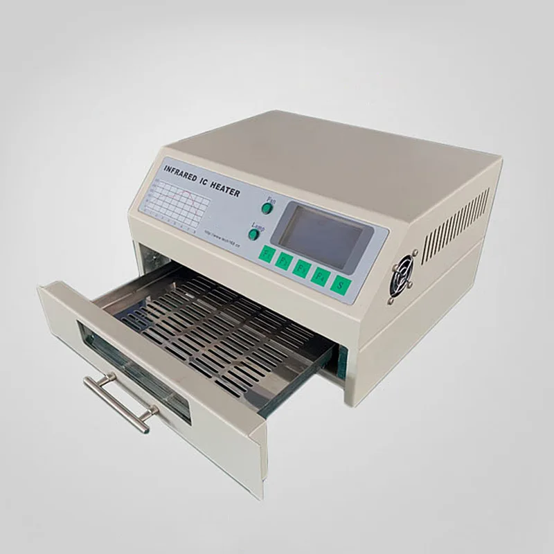 

800w intelligent fully automatic reflow type small PCB/Lamp bead,/double panel welding machine T-962