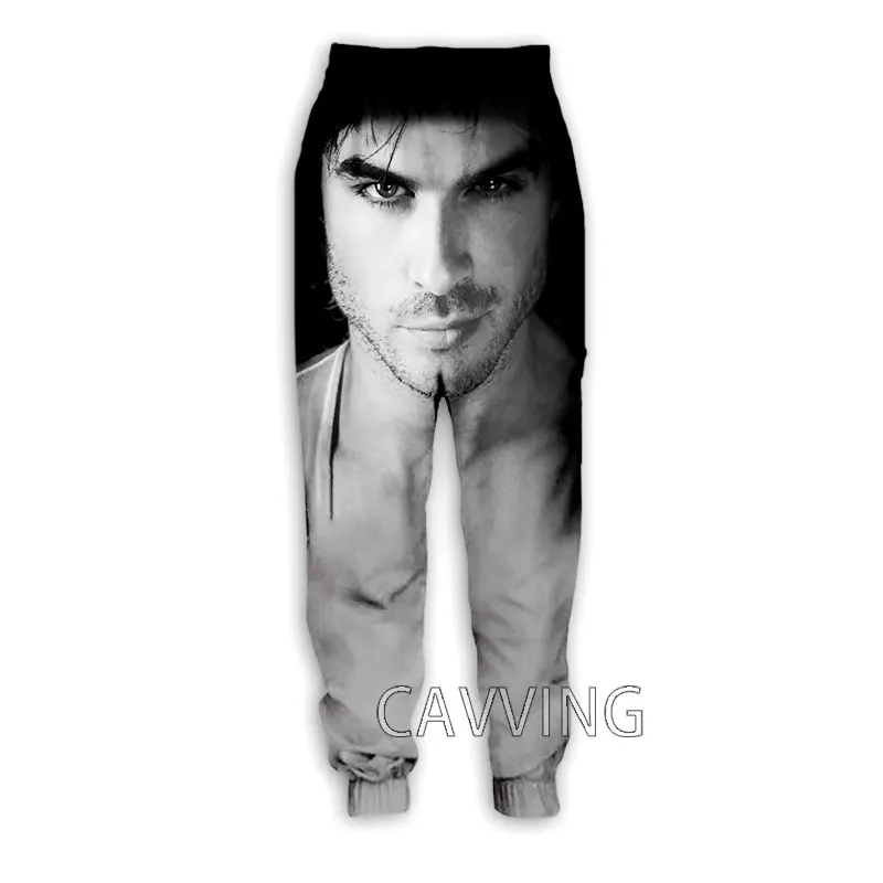 Nieuwe Mode Vrouwen/Mannen 3D Print Joseph Somerhalder Casual Broek Sport Joggingbroek Rechte Broek Jogging Broek Broek