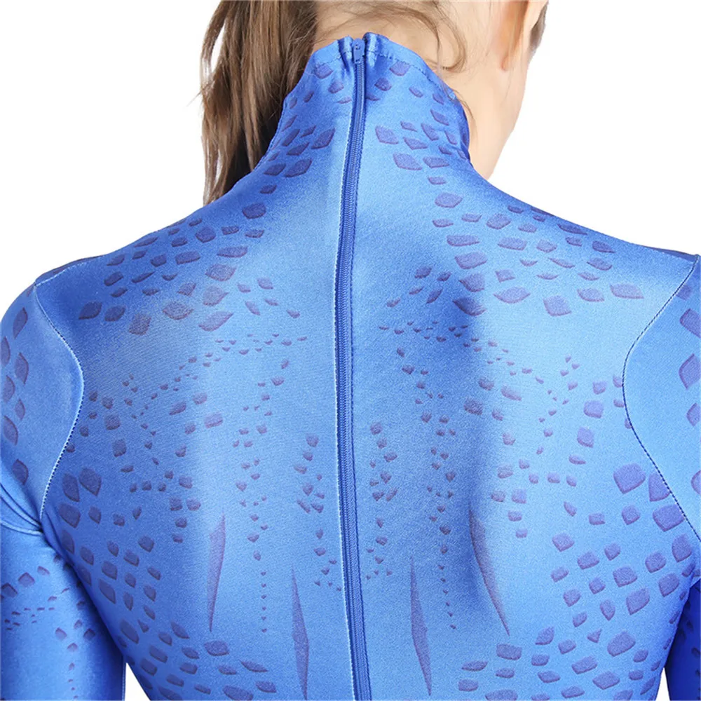 High Quality Movie Women X-MEN Raven Darkholme Mystique Cosplay Costume Zentai Bodysuit Suit Jumpsuits Samus Aran Costumes