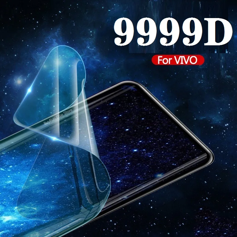 Hydrogel Film For OPPO Reno 3 Pro Find X2 X Liquid Full Glue Screen Protector For Vivo Nex 3 Protective Film FindX2 FindX