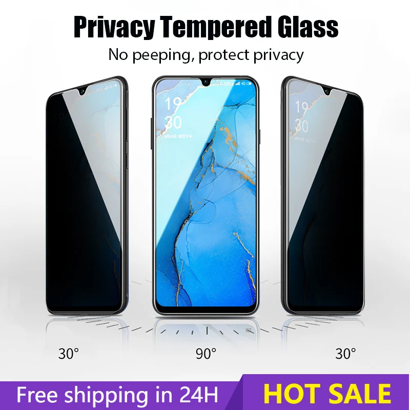 Front Glass Anti Spy Screen Protector for Xiaomi Redmi 8 8A 7 7A K20 K30 Privacy Safe Protective Glass for Redmi 9 9A 9C 10X Pro