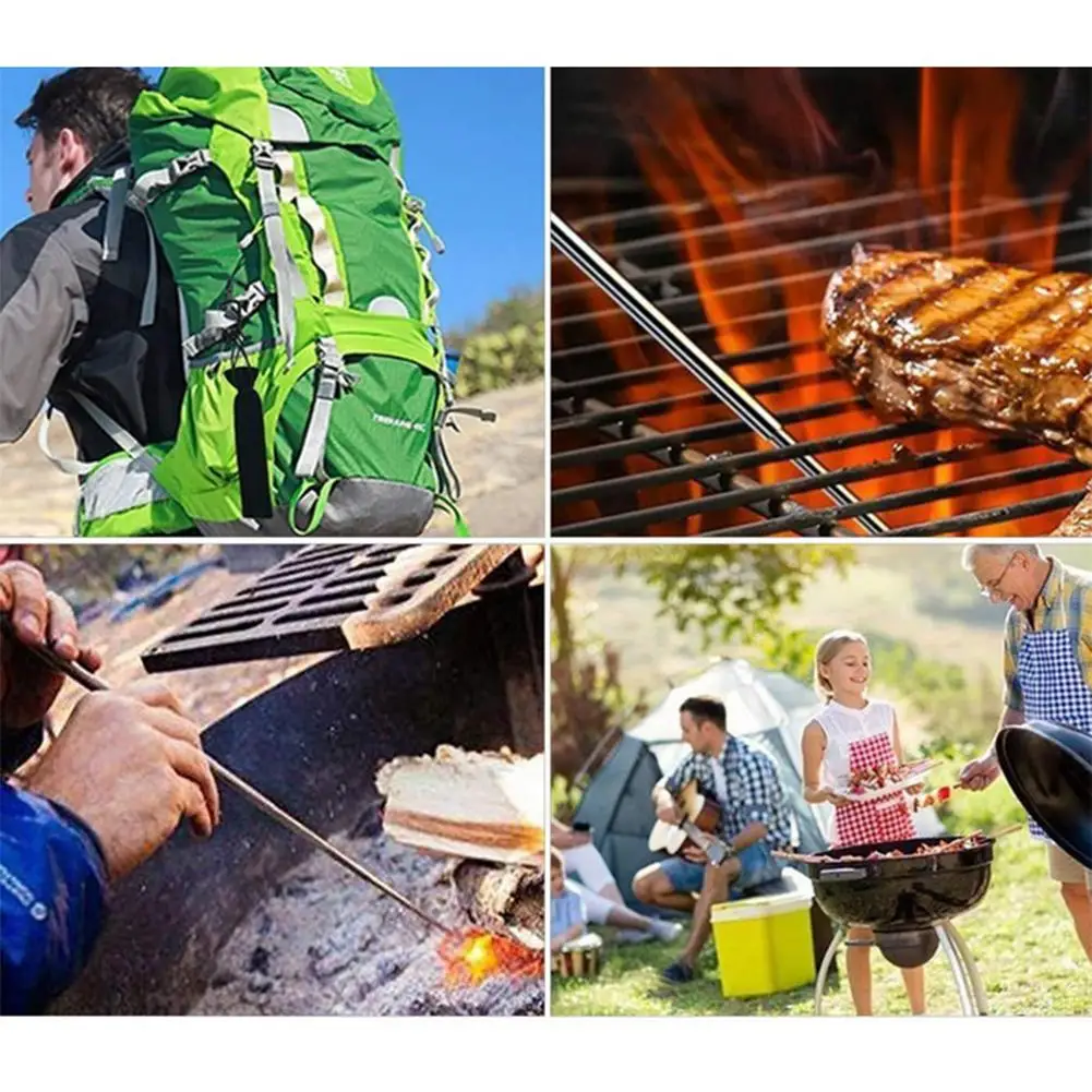 2 Cái/bộ Gear Lửa Chuông Ốp Ngoài Trời Thổi Ống Lửa Lò Sưởi Kính Thiên Văn Thổi Lửa Ống Cắm Trại Đi Du Lịch Lò Sưởi