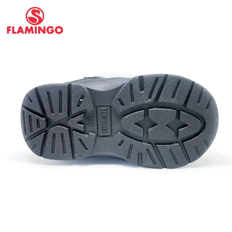 Flamingo inverno de alta qualidade à prova dwool água lã manter quente crianças sapatos anti-deslizamento botas de neve para o menino frete grátis