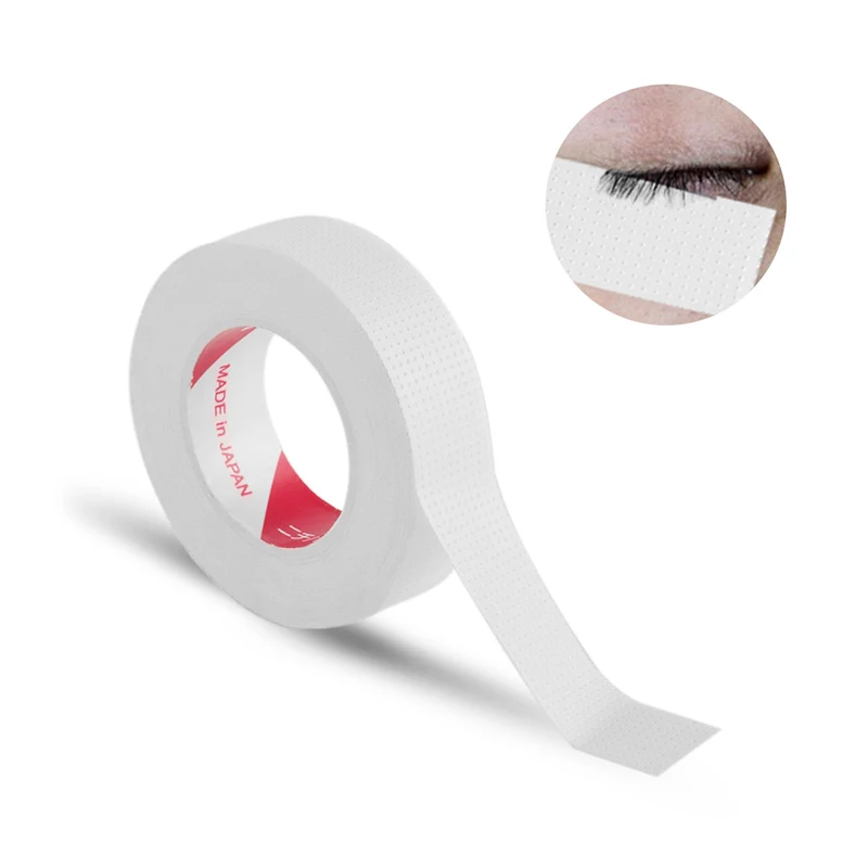 Lint Free Breathable Anti- Allergy Easy Tearing White Isolation Under Eye Patches Eyelash Extension Grafting Lashes Micro Tape