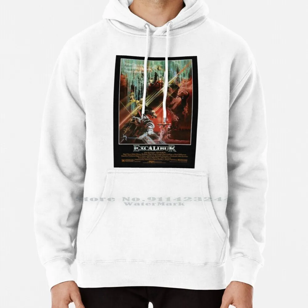 

Свитер Excalibur с капюшоном, 6xl, хлопок, 70s, 80s, 90s, старые фильмы, ретро, 1940s, 1950s, 1960s, Женский пуловер для подростков, большие размеры