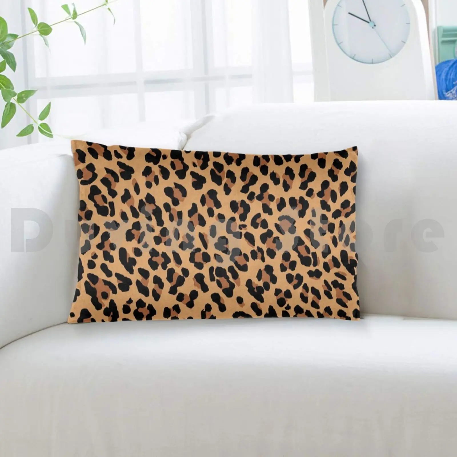 Tan Leopard Print Pillow Case Printed 50x75 Cheetah Cheetah Pattern Leopard Animals Cheetah Case Jungle