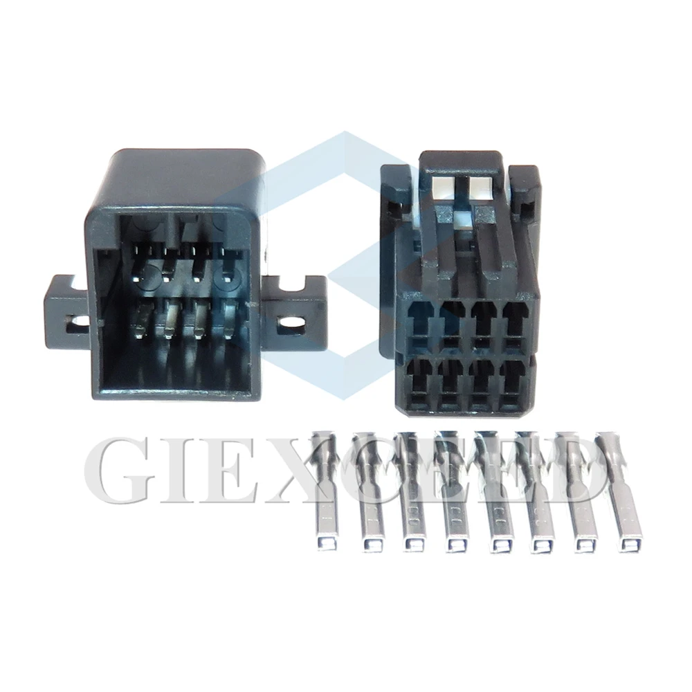 8 Pin Car Unsealed Socket 175964-2 175973-2 1.2 Series Auto Bent Needle Wire Connector AC Assembly Male Female Plug 25022-8Y