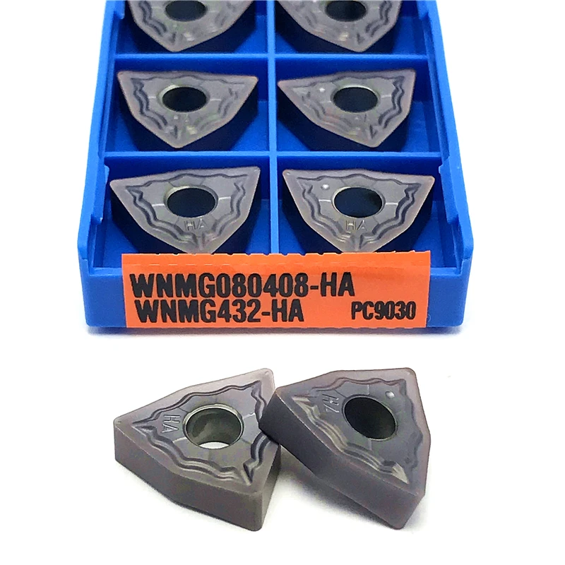 WNMG080404 WNMG080408 HA PC9030 carbide inserts External Turning Tool Cutting tool CNC turning insert high quality lathe tools