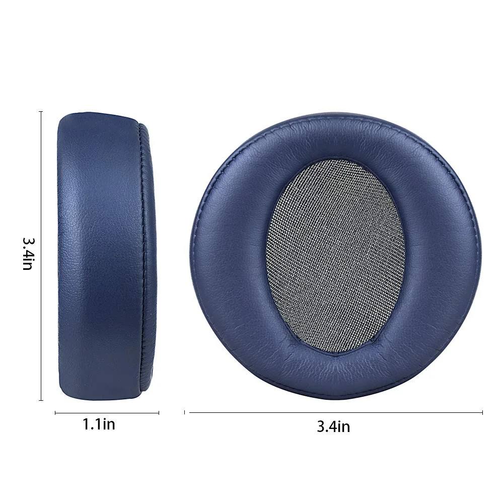 استبدال بطانة للأذن بروتين الجلود وسائد سماعات الأذن لسوني MDR XB950BT XB950N1 XB950B1 XB950/H سماعات لاسلكية