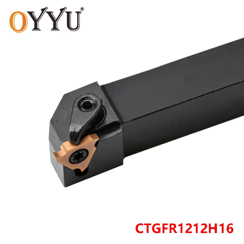 OYYU CTGFR1212H16 CTGFR1212 H16 CTGFR 1212 Turning Tool Holder CNC Carbide Insert Arbor Cutting Lathe Cutter