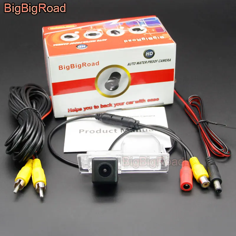 BigBigRoad For Cadillac CTS SRX For Chevrolet Aveo Sonic Cruze Wagon Equinox Trax Lova RV Aveo Car HD Rear View Parking Camera