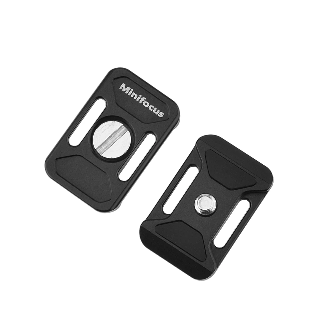 

38mm Ultra-thin Universal Mini Quick Release Plate with Camera Strap Holes for Arca Swiss Camera Rope Tripod Ball Head Clamp