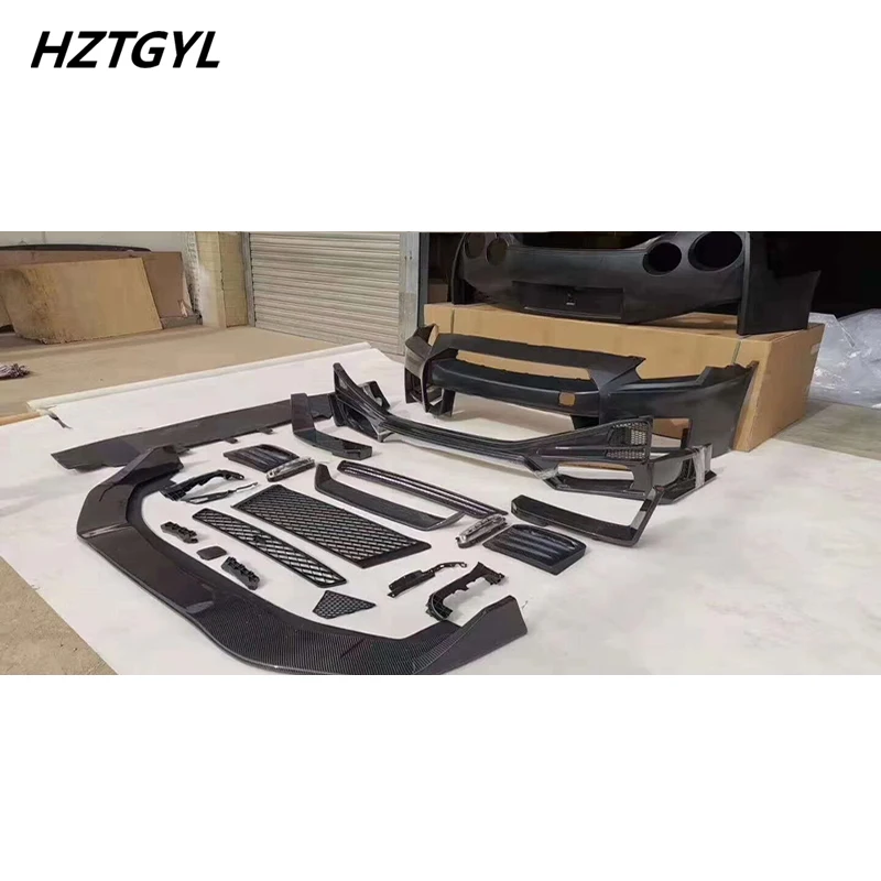 N Style Carbon Fiber Or PP FRP Material Front Rear Bumper Side Skirts Spoiler For Nissan GTR R35 Car Tuning 2009-2017