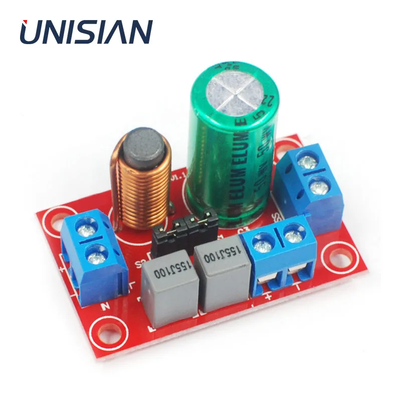 UNISIAN  Audio Frequency Divider Board  Adjustable Multi Speaker Treble Bass 2 Way Crossover Filters for home amplifiers