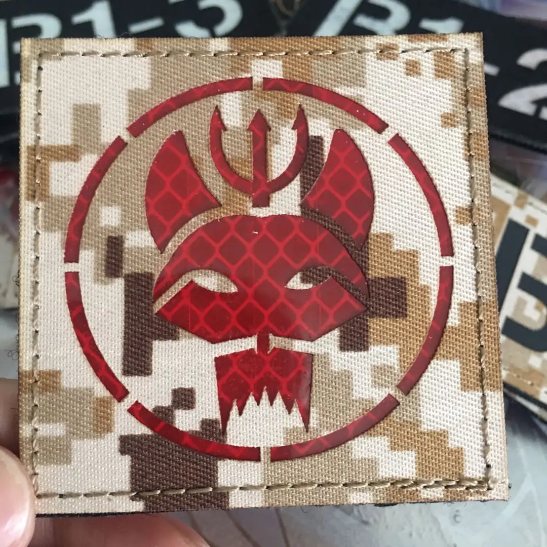 Pager Number Call Sign Patch Infrared Muiticam Digital Camo 1/2/3/6B9 Tactical Military Badges Reflective IR PATCH Armband