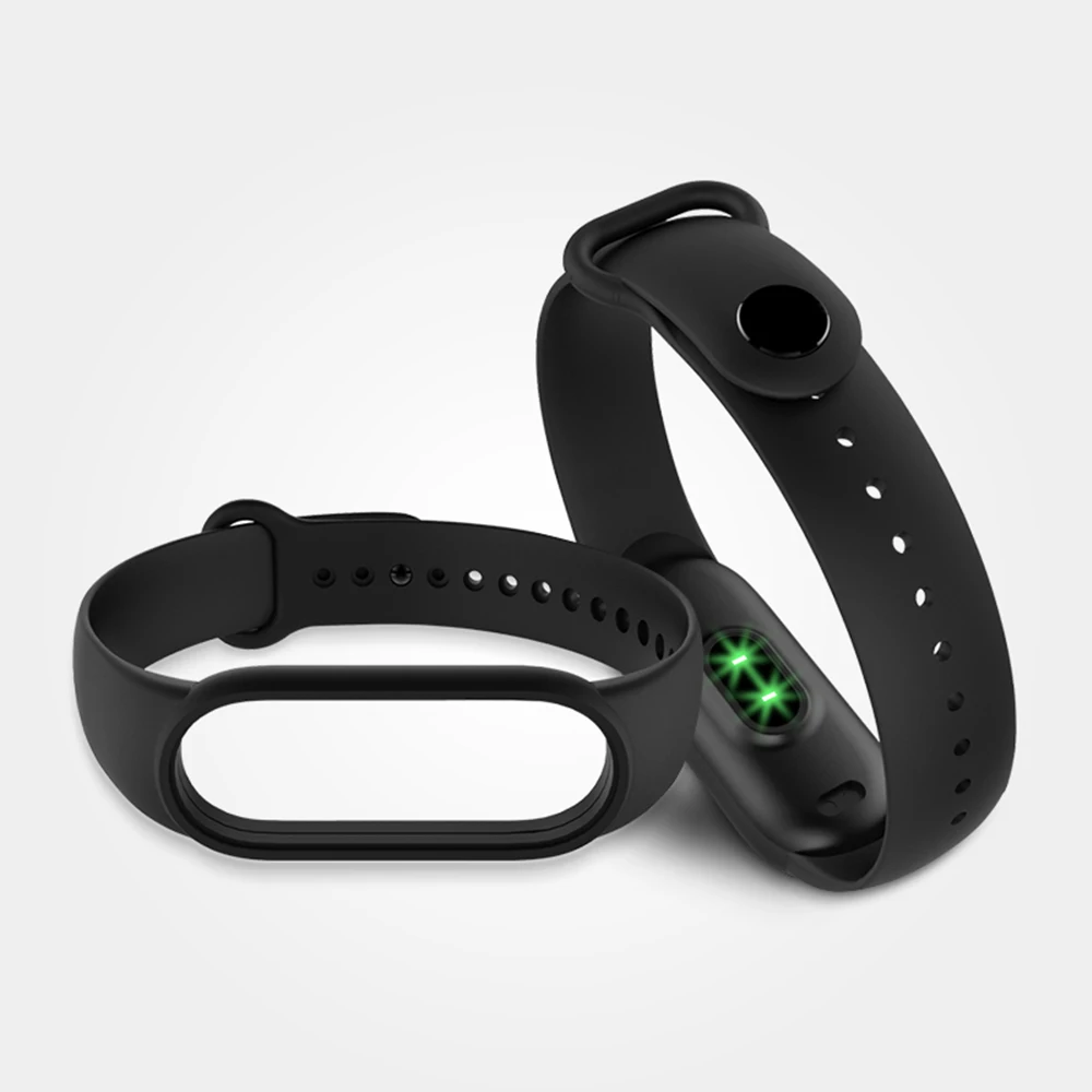 Bracelet de montre en Silicone pour Xiaomi Mi Band 7 6 5 4 3, accessoires de montre intelligente