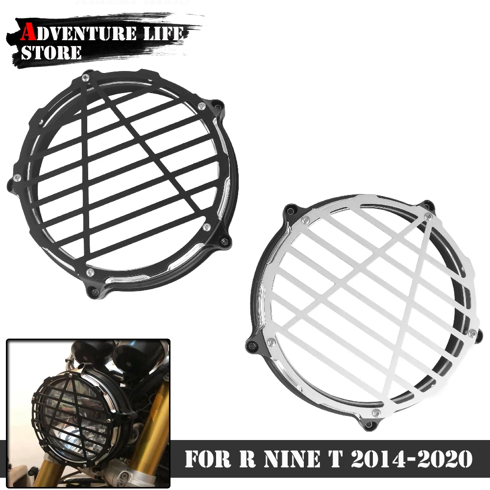 

For BMW R9T RNINET R nine T Scrambler Pure /5 Motorcycle CNC Headlight Bezel Trim Ring Headlamp Guard Grill Protective 2014-2020