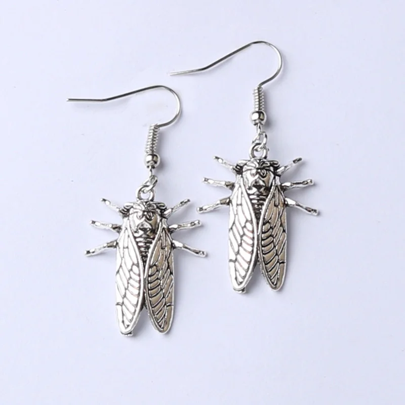 New Design Cicada Lucky Insect Earrings, Unique Earrings, Cute Earring Jewelry Girl