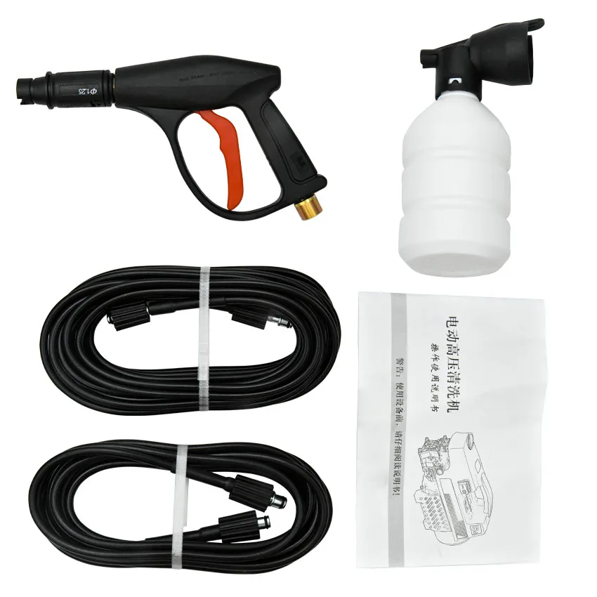 A8 máquina de lavar carro doméstico alta pressão máquina de lavar carro espuma pistola de água artefato lavagem de carro portátil bomba de arruela 220v 50 50hz 1800w