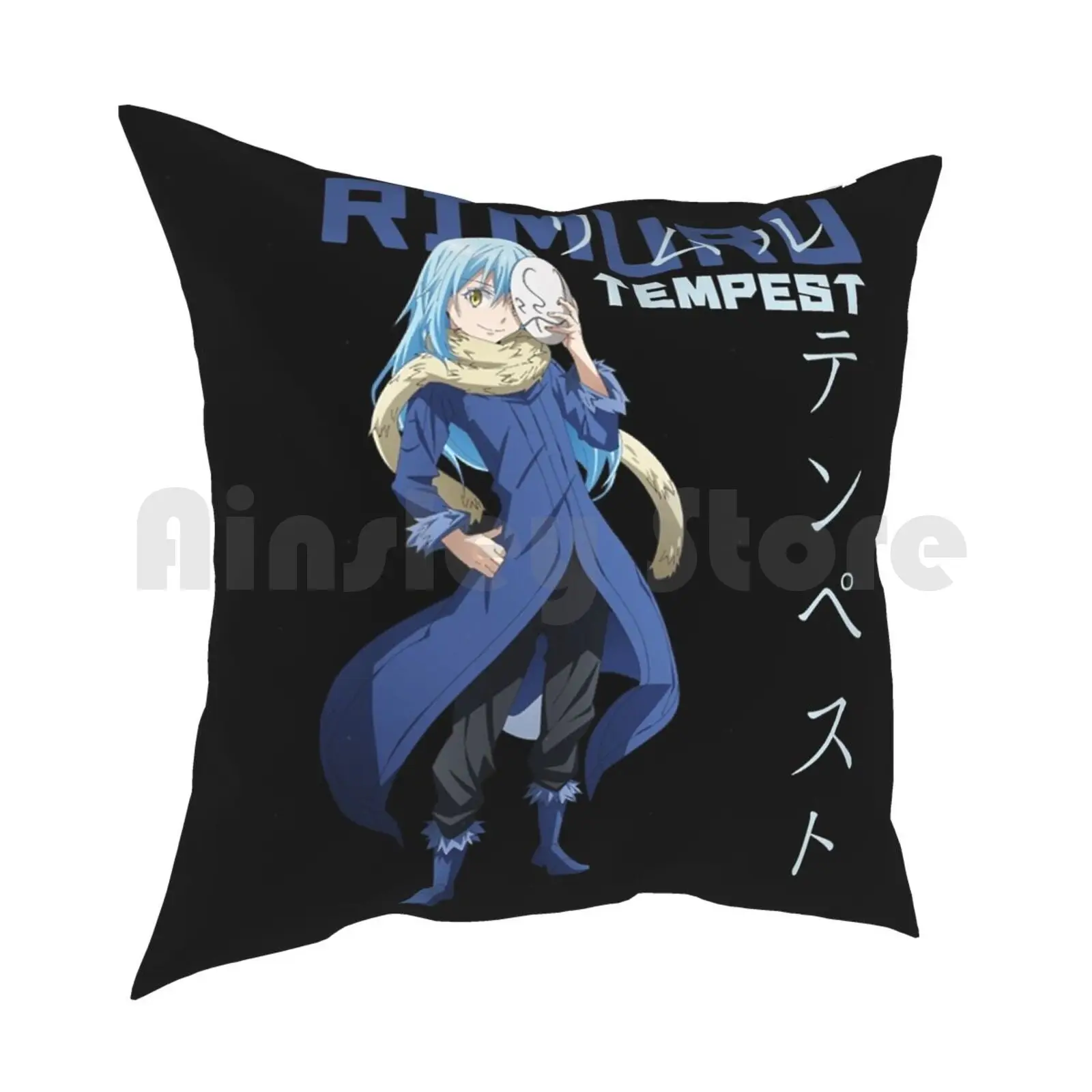 That Time I Got Reincarnated As A Slime-Rimuru Tempest Pillow Case Printed Home Soft DIY Pillow cover Anime Manga Rimuru