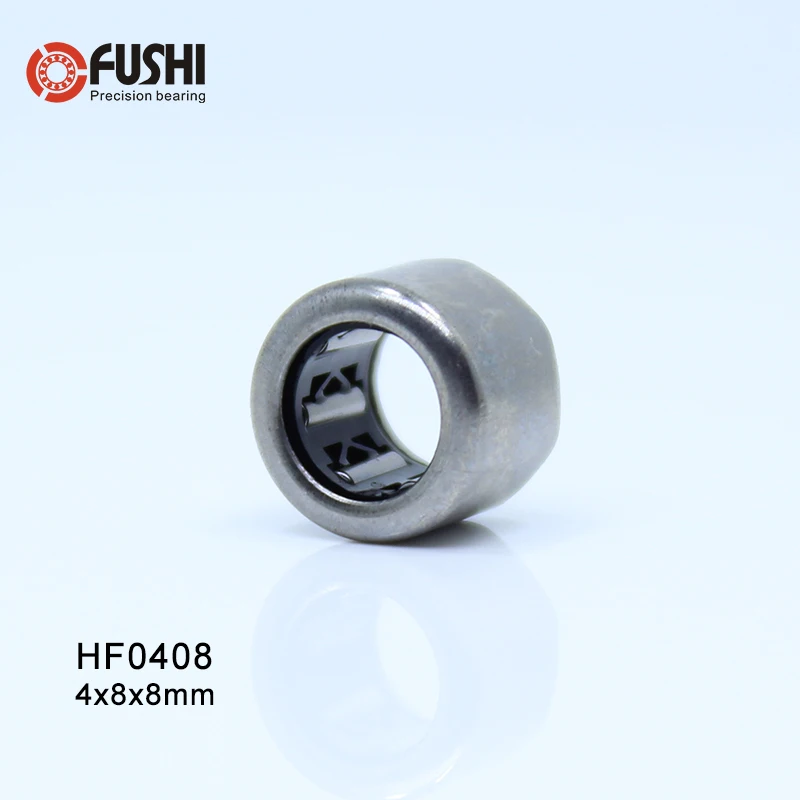 HF0408 Bearing 4*8*8 mm 10PCS Drawn Cup Needle Roller Clutch HF040808 Needle Bearing