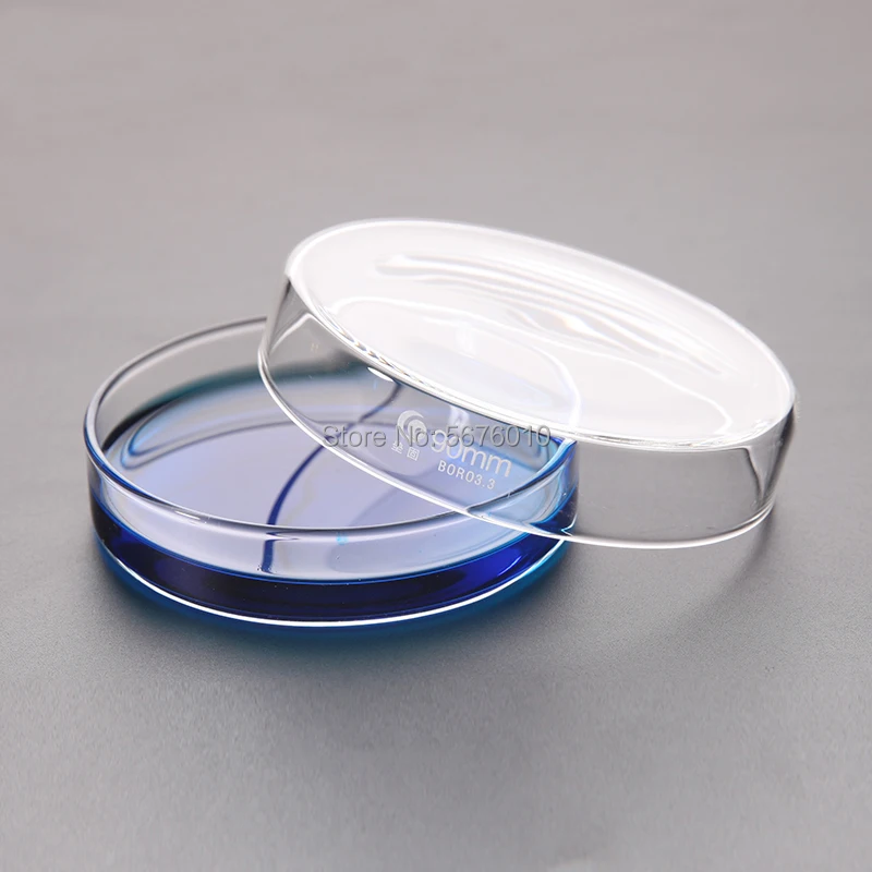 3pcs DIA 90mm Borosilicate glass Petri culture dish Used for the culture of bacteria, cells and lactic acid bacteria in lab