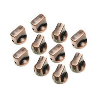 10x Bronze Guitar AMP Effect Pedal Knobs Davies 1510 Style Pointer Knob 1/4\