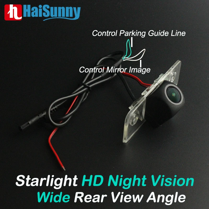 Full HD Fisheye Starlight Car Rear View Camera For Ford Fiesta Flex Mustang Taurus Fusion MK5 Car Reverse Parking Accessories